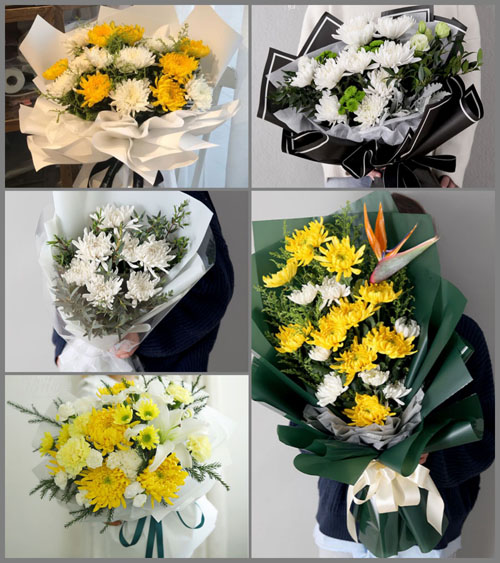 湖北襄阳市襄州区双沟镇谭营村白事花束代送